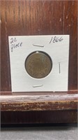 1866 2 cent piece