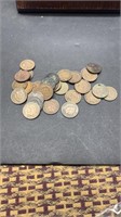 30 1900’s Indian Head Pennies