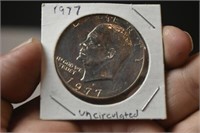 1977 Ike Dollar  Uncirculated