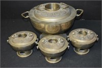 4 Vintage Asian Hot Pot Cookers