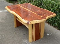 Beautiful Cedar Coffee Table