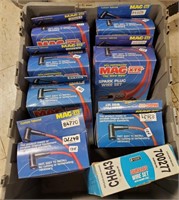 Boxes of NOS spark plug wires.