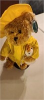 Bearington Bear "Donald" 1130 Yellow Raincoat