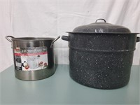 2 Stock Pots 1-is Canning Jar Pot