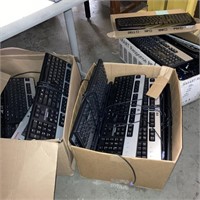 3 boxes of keyboards