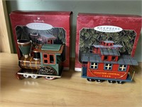 HALLMARK TRAIN ORNAMENTS