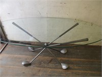 VERY COOL GOLF CLUB COFFEE TABLE