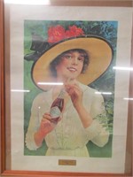 VINTAGE REPRINT COCA COLA PAPER POSTER