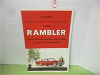 1960 RAMBLER CAR DEALERSHIP BROCHURE