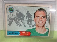 1968-69 OPC HOCKEY CARD BERT MARSHALL