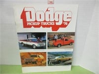 1978 DODGE TRUCKS DEALERSHIP BROCHURE