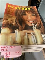 PLAYBOY MAGAZINES FROM THE 1970'S ERA