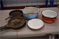 Enamelware and Frying Pans