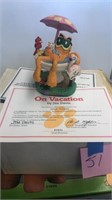 Garfield On Vacation Danbury Mint
