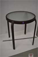 Glass Top Table 16" X 18"