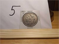 1882-0 Morgan Silver Dollar