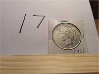 1922 Peace  Silver Dollar