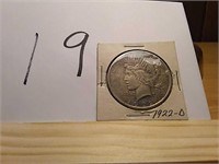 1922-D Peace Silver Dollar