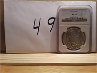 1901-O S MS 63 Morgan Silver Dollar