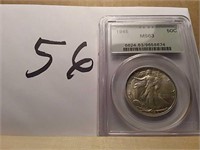 1945 MS63 Half Dollar