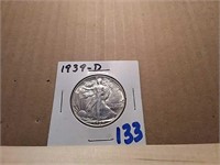 1939-D Half Dollar