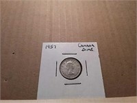 1957 Canadian Dime