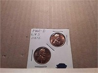 1960-D  L & S Date  penny
