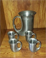 Pewter Shot Glasses, Mug Award