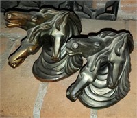 2 Pc Horse Head Bookends