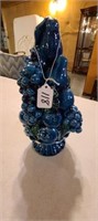 Inarco Blue Fruit Bowl Tower Centerpiece