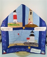 Hand Quilted Lighthouse Hanger
