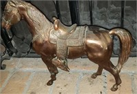 Bronze Colored Metal Horse