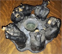 Circle Of Bears Candle Holder