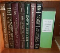 Books - Sherlock Holmes, Treasure Island, Ec