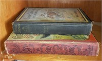 2 Pc Vintage Book, Lone Cowboy, Colossal Story