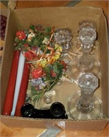 Candles, Candle Holders, Etc