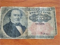 25 cent Fractional Note