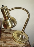 Adjustable Brass Colored Lamp