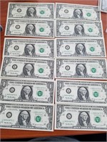 (12) Consecutive Serial # Mary Ellen Withrow $1.00