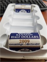 2009 P & D JFK Half Dollar Rolls