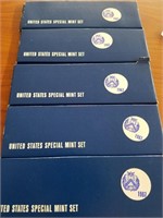 5- 1967 Special Mint Sets