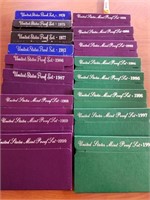 17 Assorted U.S. Proof sets (see photos)