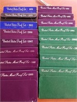 16 Assorted U.S. Proof Sets (see photos)