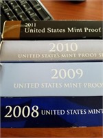 4 U.S. Mint Proof Sets (see photos)