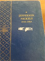 Jefferson Nickel Book 95% Full, New Folders