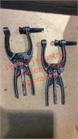 (2) adjustable caliper clamps
