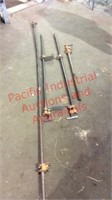 (4) misc. bar clamps