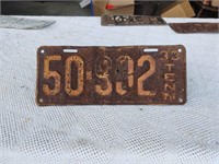 1933 TN License plate