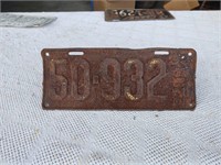 1933 TN License plate