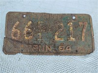 1964 TN ( Farmer )  License plate